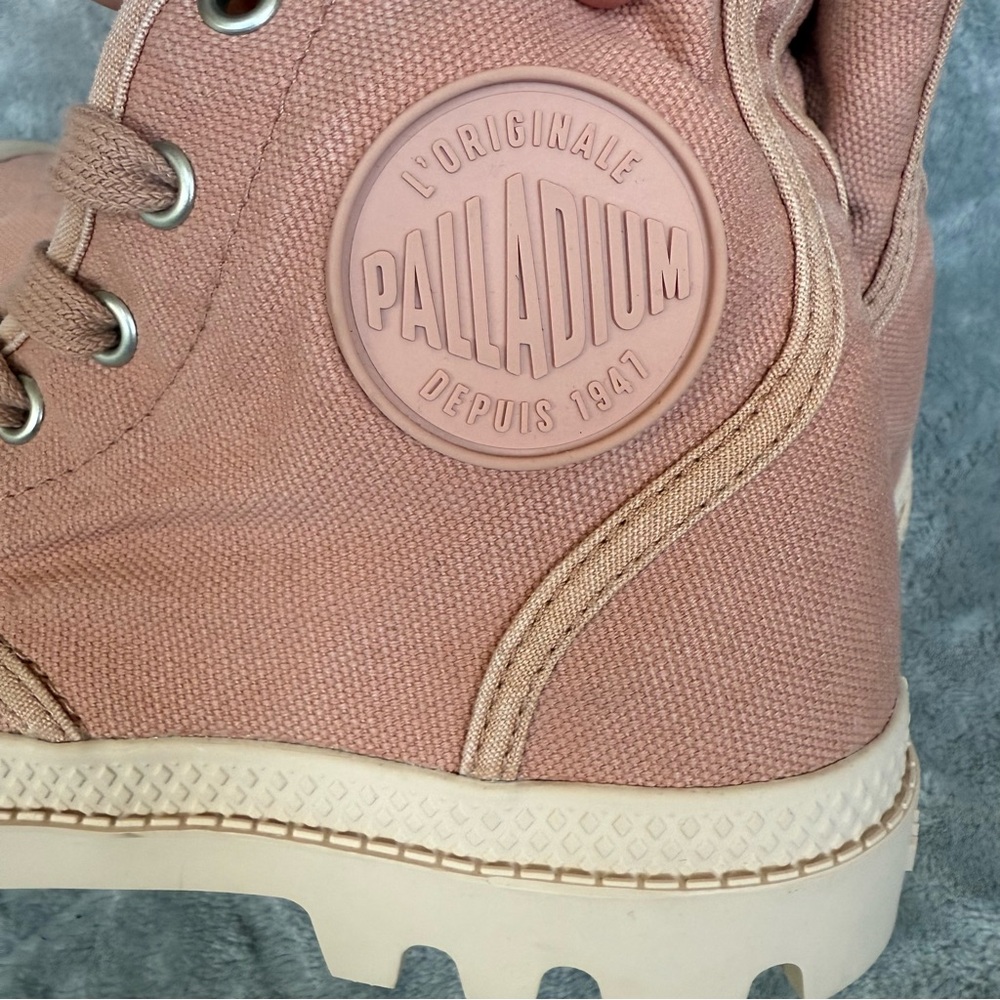 NWOT Pink Palladium Lace Up Pampa Hi Boots Womens Size 7 - Picture 3 of 7